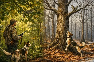 Leaf Season vs Winter Woods