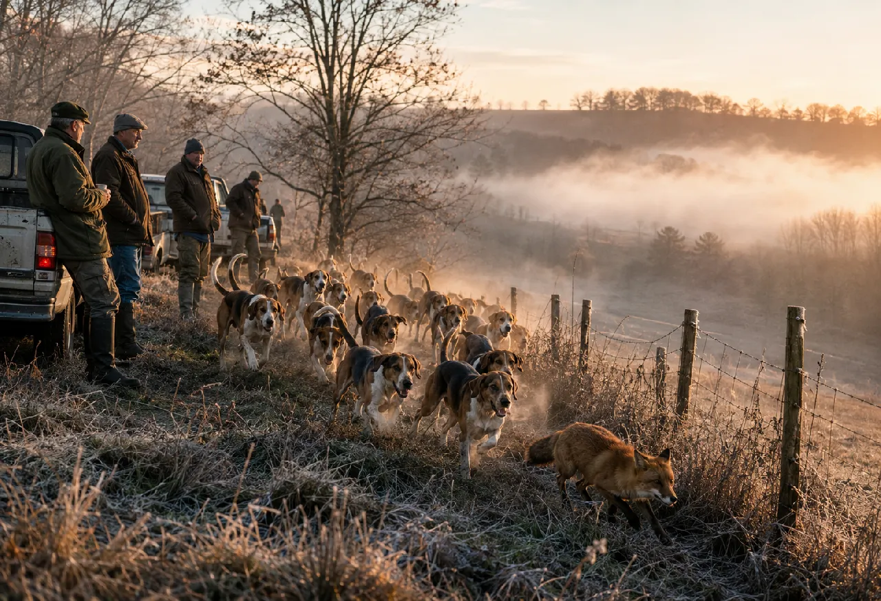 What a Traditional Fox Hunt With Hounds Really Looks and Sounds Like
