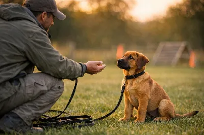 Training Lion Dog Puppies